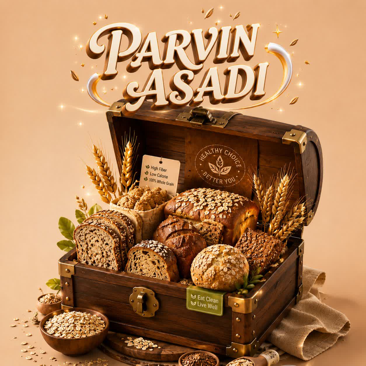 فروشگاه نان رژیمی پروین اسدی